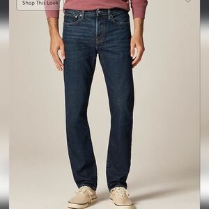 J Crew Men's 484 Slim Fit Stretch Denim jeans - One Year Wash - Brand New W/Tags
